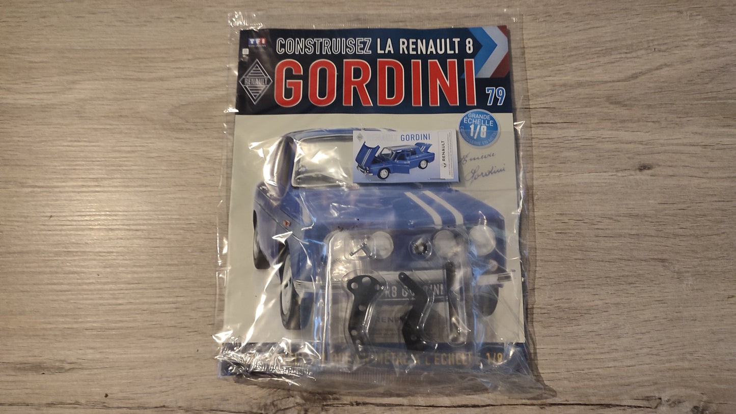 Fascicule complet scellé numéro 79 n°79 Renault R8 Gordini 1/8 1/8ème Eaglemoss Collections #D61
