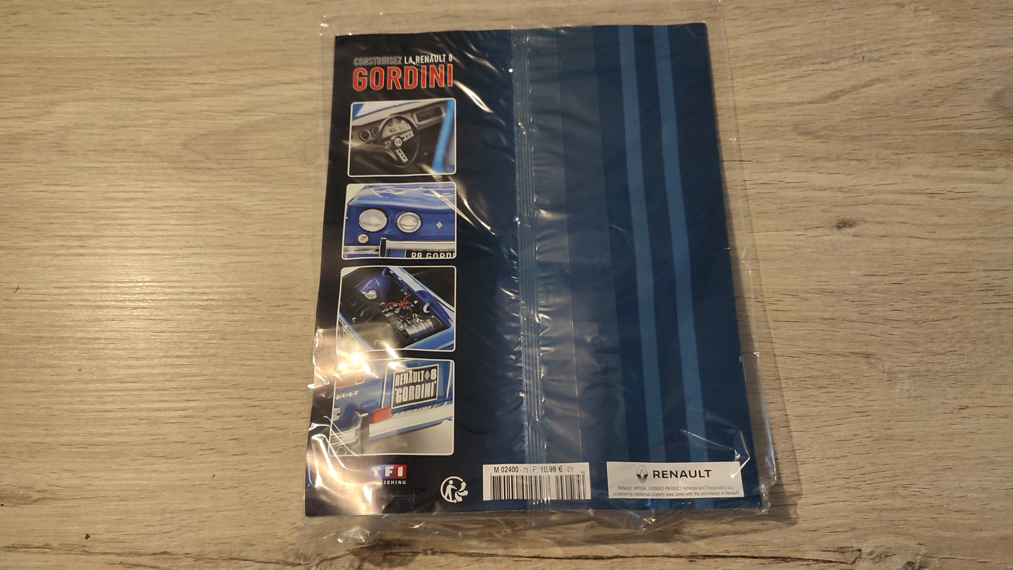 Fascicule complet scellé numéro 79 n°79 Renault R8 Gordini 1/8 1/8ème Eaglemoss Collections #D61