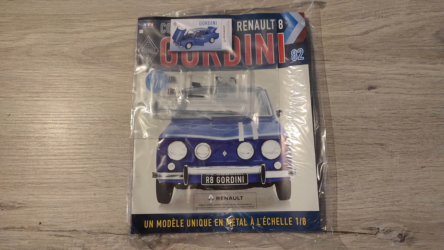 Fascicule complet scellé numéro 82 n°82 Renault R8 Gordini 1/8 1/8ème Eaglemoss Collections #D61