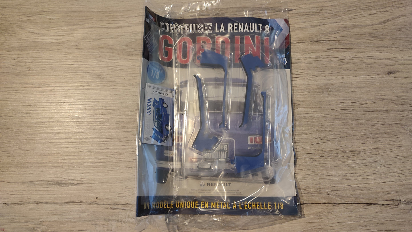 Fascicule complet scellé numéro 84 n°84 Renault R8 Gordini 1/8 1/8ème Eaglemoss Collections #D61