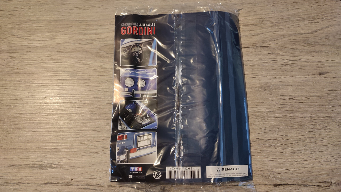 Fascicule complet scellé numéro 84 n°84 Renault R8 Gordini 1/8 1/8ème Eaglemoss Collections #D61