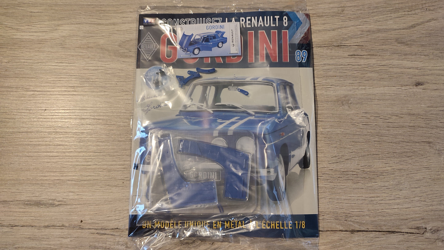 Fascicule complet scellé numéro 89 n°89 Renault R8 Gordini 1/8 1/8ème Eaglemoss Collections #D61
