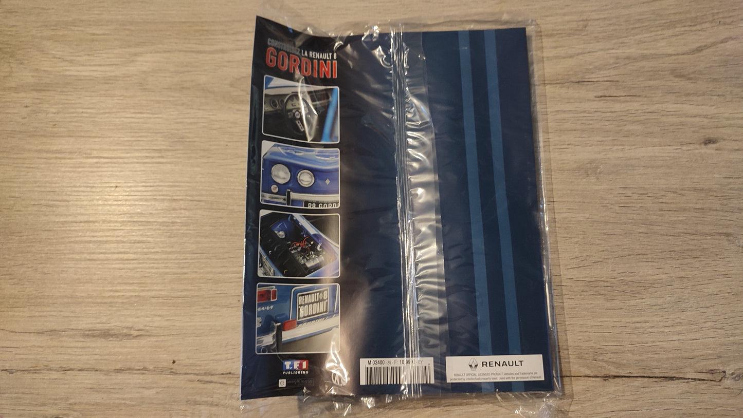Fascicule complet scellé numéro 89 n°89 Renault R8 Gordini 1/8 1/8ème Eaglemoss Collections #D61