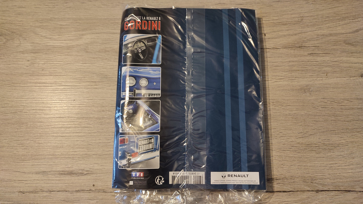 Fascicule complet scellé numéro 93 n°93 Renault R8 Gordini 1/8 1/8ème Eaglemoss Collections #D61