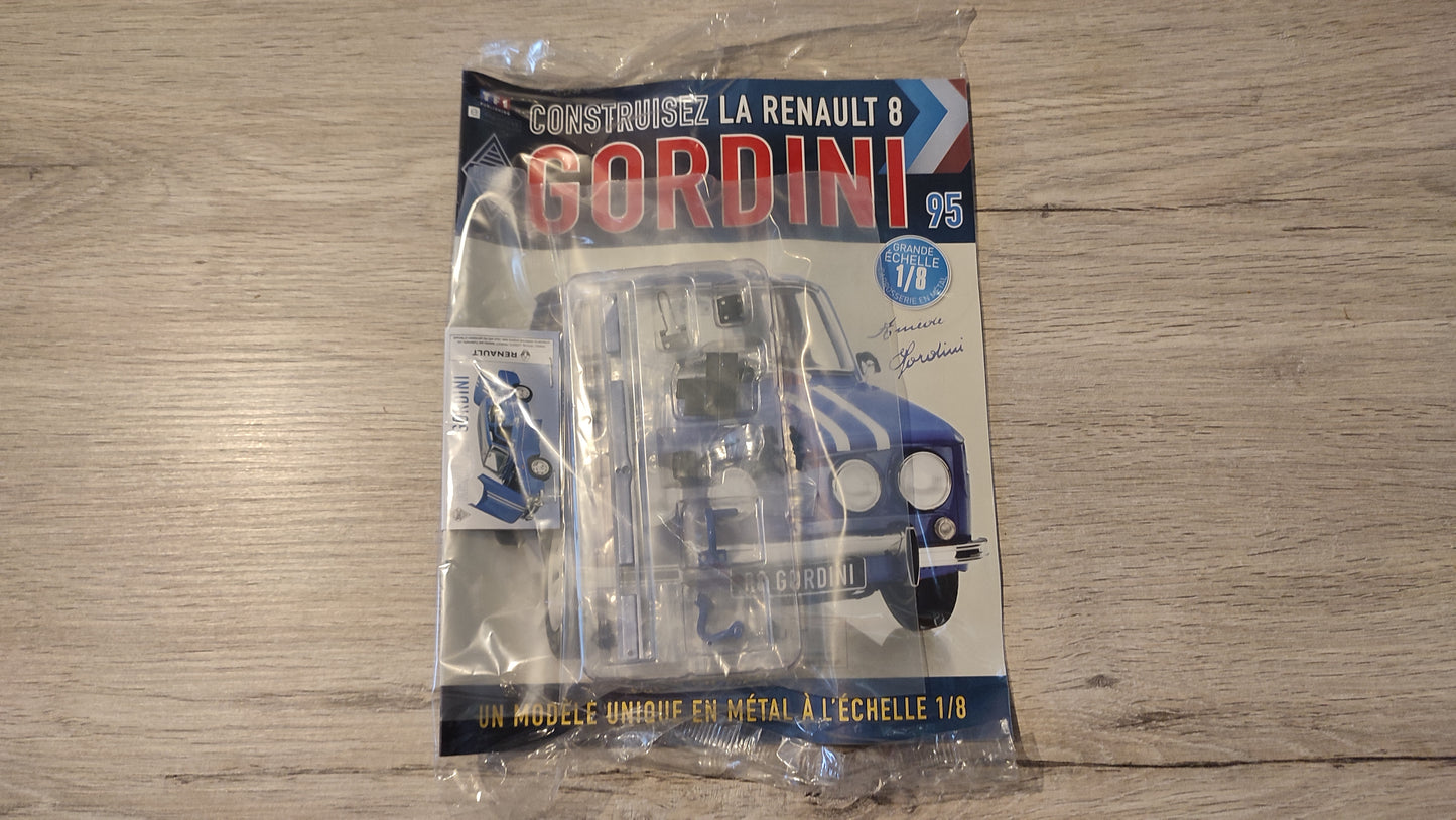 Fascicule complet scellé numéro 95 n°95 Renault R8 Gordini 1/8 1/8ème Eaglemoss Collections #D61