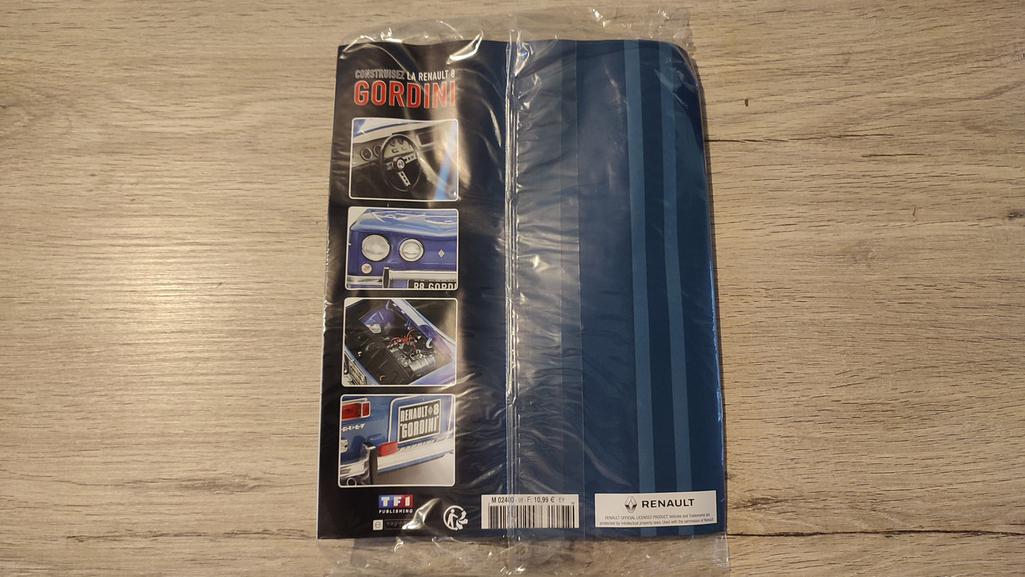 Fascicule complet scellé numéro 98 n°98 Renault R8 Gordini 1/8 1/8ème Eaglemoss Collections #D61