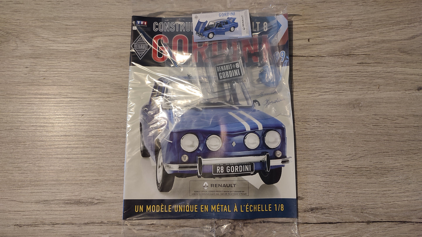 Fascicule complet scellé numéro 99 n°99 Renault R8 Gordini 1/8 1/8ème Eaglemoss Collections #D61