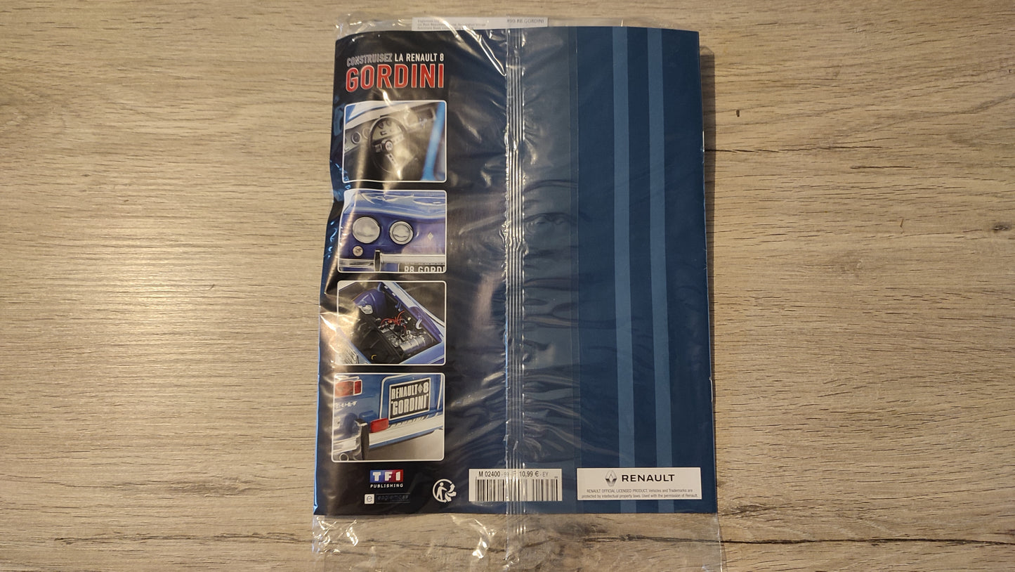 Fascicule complet scellé numéro 99 n°99 Renault R8 Gordini 1/8 1/8ème Eaglemoss Collections #D61