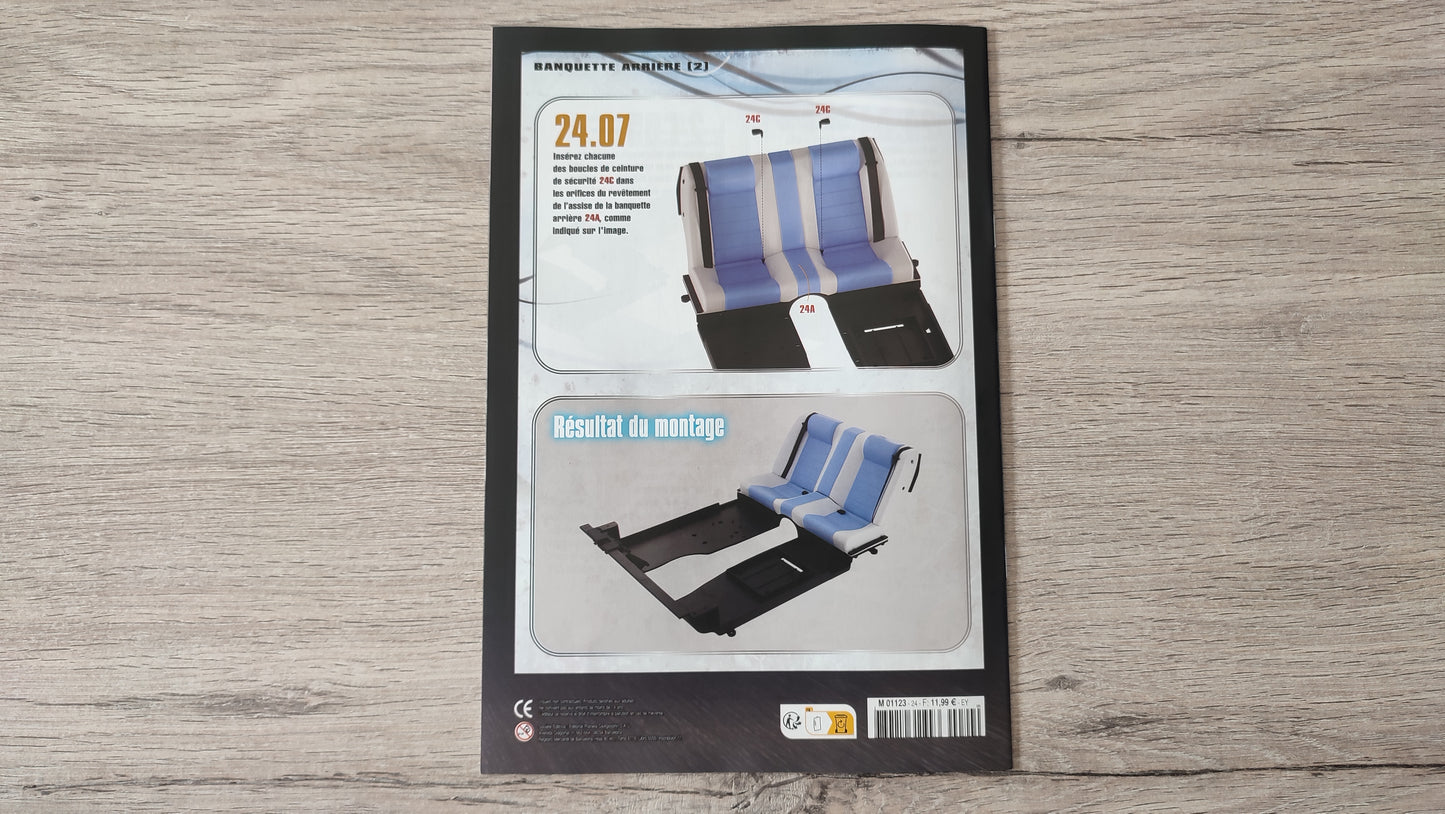 Fascicule numéro 24 n°24 seul sans pièce Nissan Skyline GT-R R34 Fast & Furious de Brian O'Conner 1/8 1/8e 1/8ème Altaya #D82