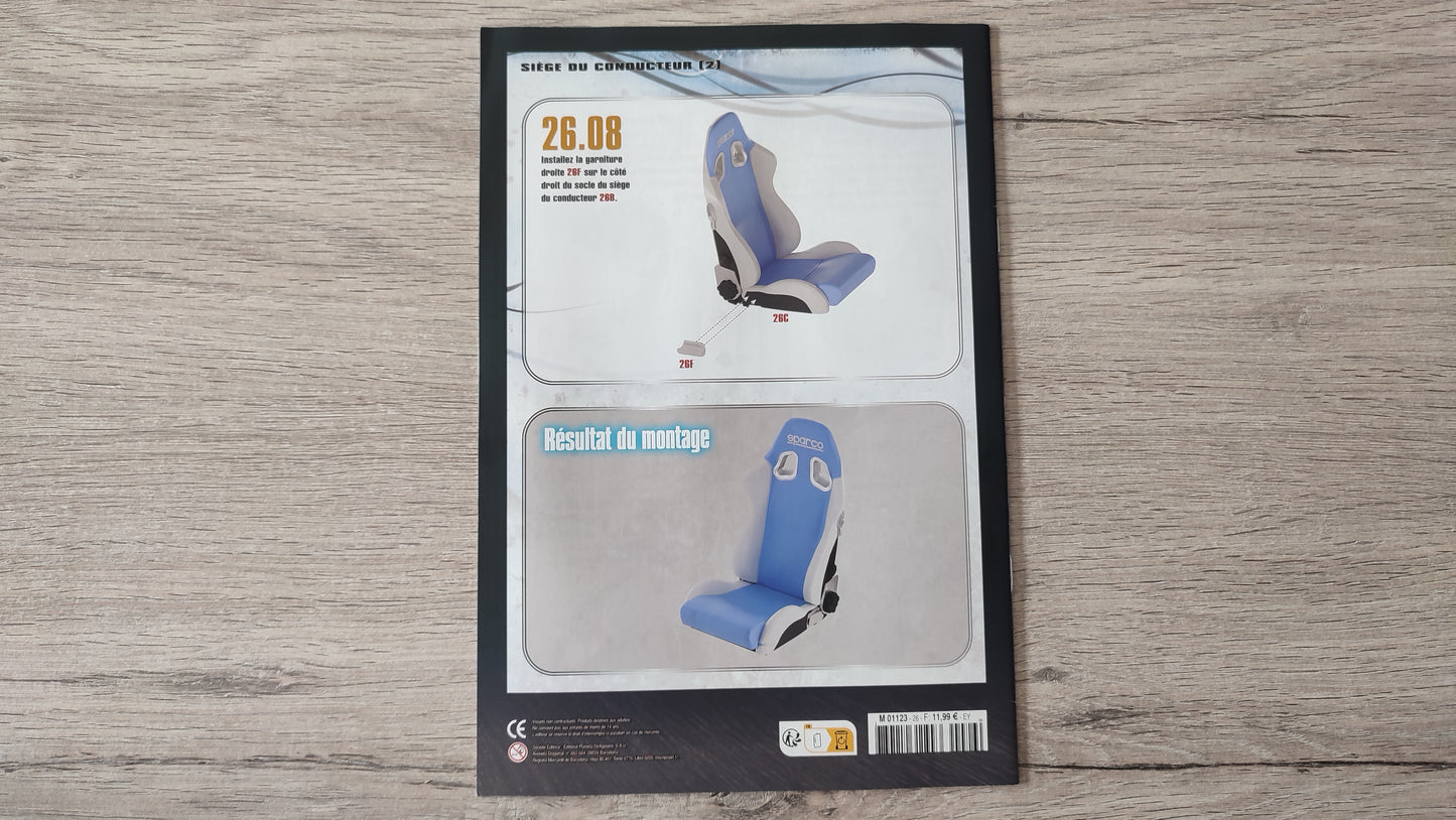 Fascicule numéro 26 n°26 seul sans pièce Nissan Skyline GT-R R34 Fast & Furious de Brian O'Conner 1/8 1/8e 1/8ème Altaya #D82