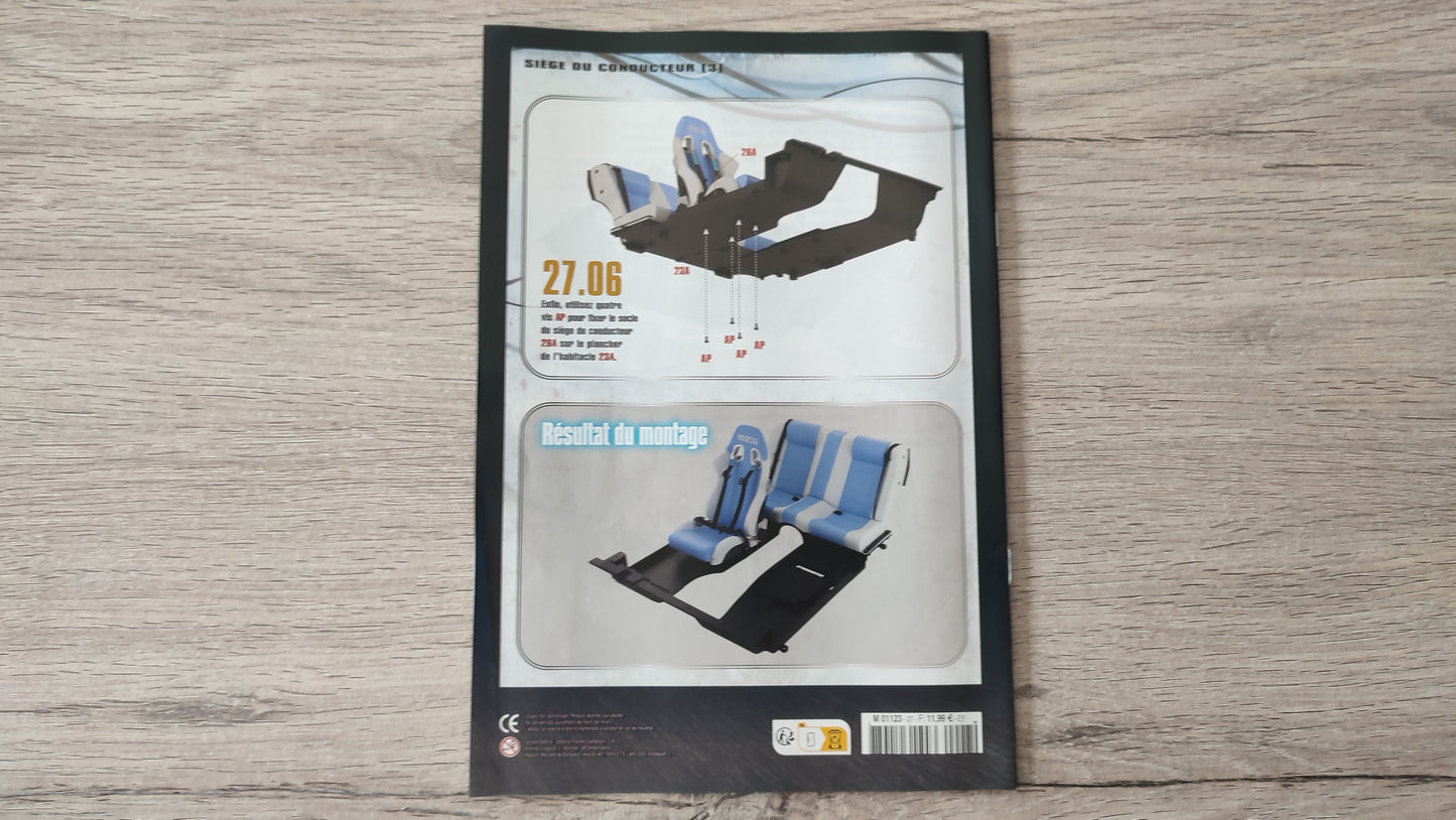 Fascicule numéro 27 n°27 seul sans pièce Nissan Skyline GT-R R34 Fast & Furious de Brian O'Conner 1/8 1/8e 1/8ème Altaya #D82