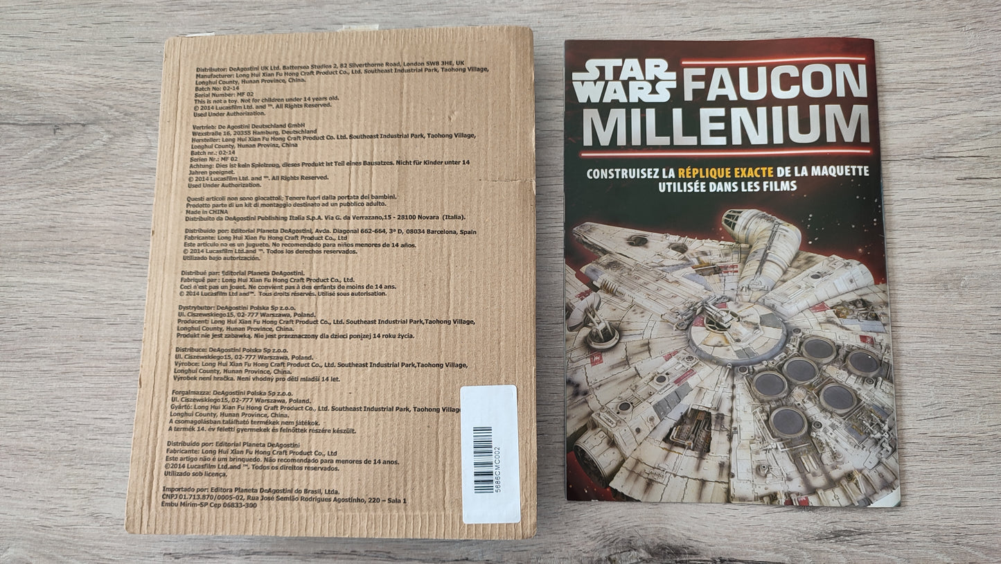 Fascicule numéro 2 n°2 Star Wars Faucon Millenium Altaya #D05