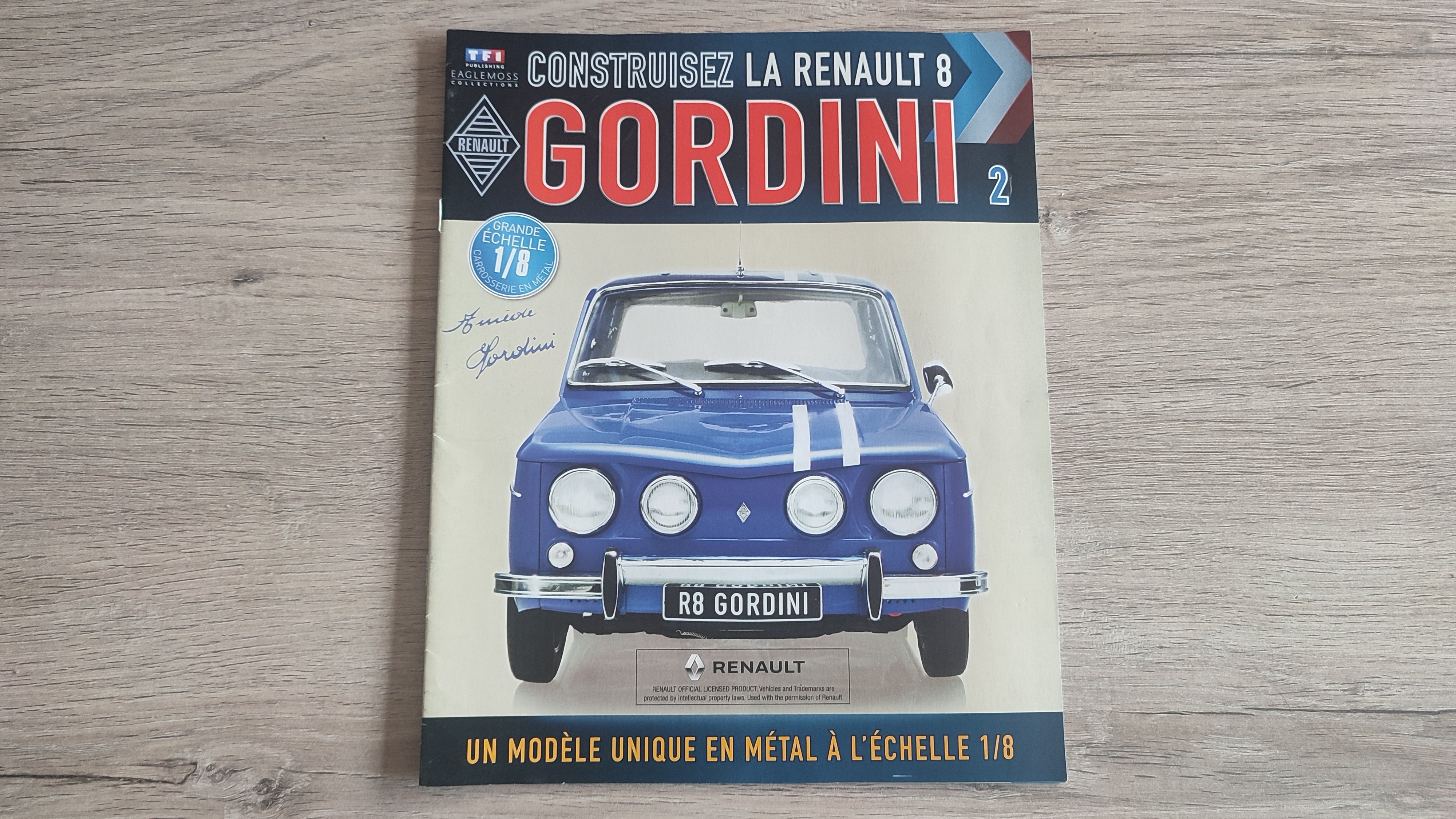 Fascicule + pièces numéro 41 Renault R8 Gordini 1/8 Eaglemoss Collections A67 Fascicule + pièces numéro 41 Renault R8 Gordini 1/8 Eaglemoss Collections A67