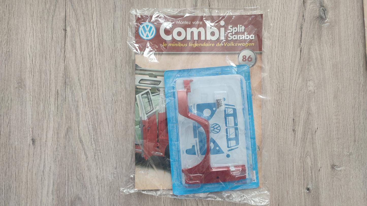 Fascicule numéro 86 n°86 Le combi Volkswagen Split Samba 1/8 1/8ème Altaya #C72