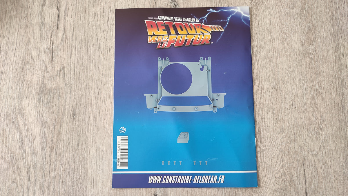 Fascicule sans pièces n°34 pièce détachée DeLorean Retour vers le Futur Eaglemoss 1/8 #E76