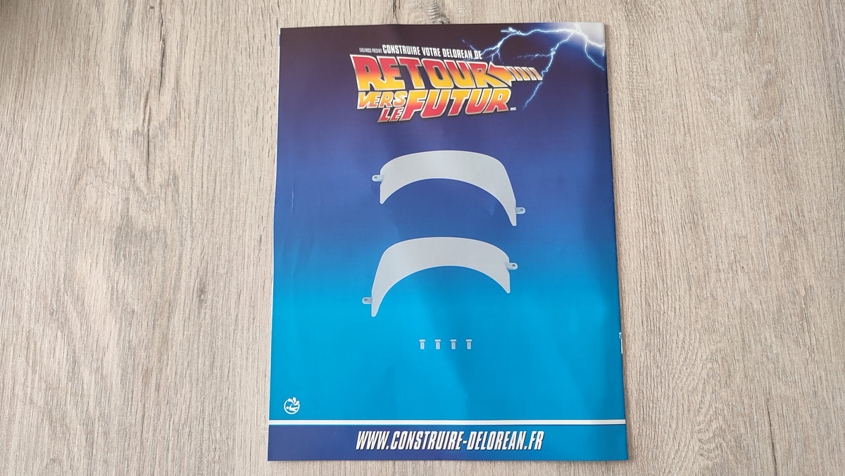 Fascicule sans pièces n°35 pièce détachée DeLorean Retour vers le Futur Eaglemoss 1/8 #E76