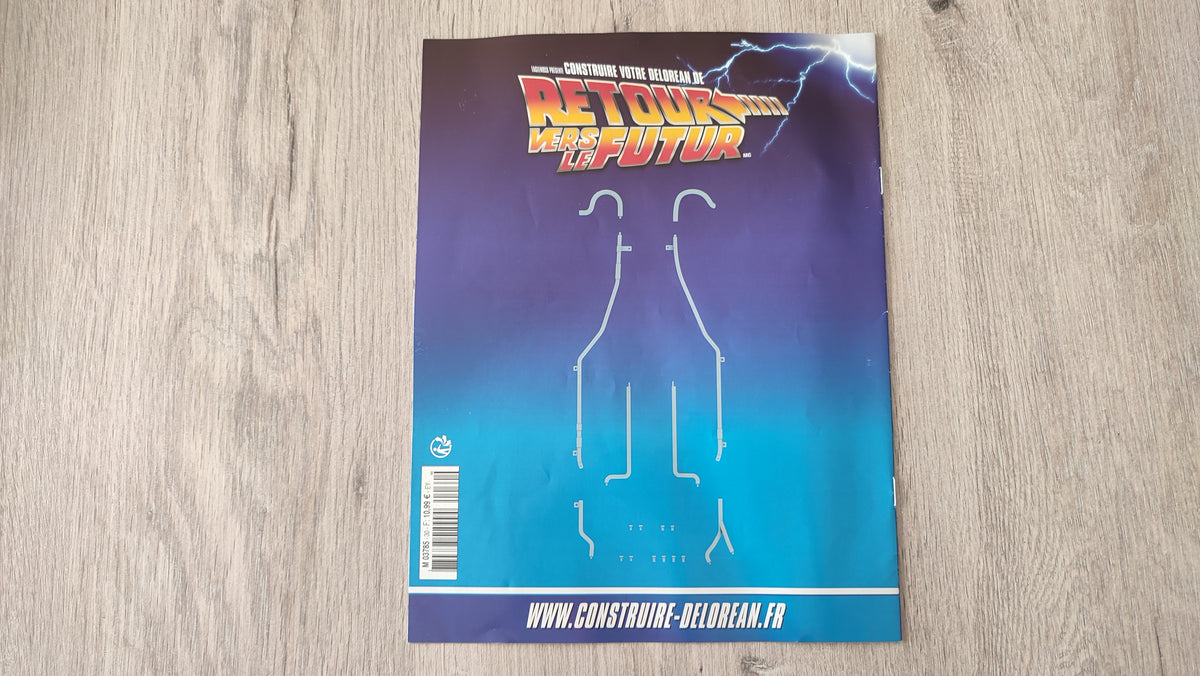 Fascicule seul sans pièce n°30 pièce détachée DeLorean Retour vers le Futur Eaglemoss 1/8 #E76