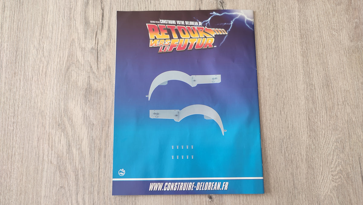 Fascicule seul sans pièce n°37 pièce détachée DeLorean Retour vers le Futur Eaglemoss 1/8 #E76