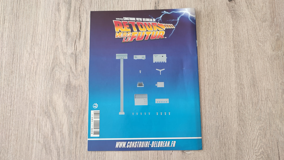 Fascicule seul sans pièce n°43 pièce détachée DeLorean Retour vers le Futur Eaglemoss 1/8 #E76