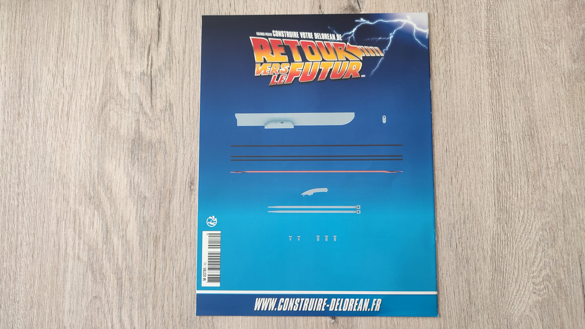 Fascicule seul sans pièce n°52 pièce détachée DeLorean Retour vers le Futur Eaglemoss 1/8 #E76