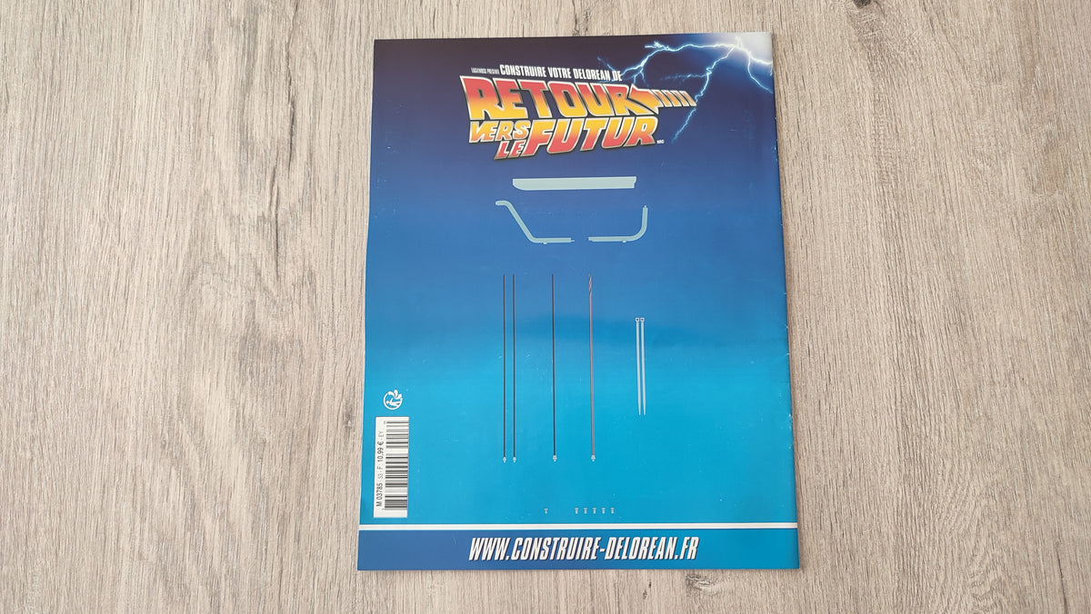 Fascicule seul sans pièce n°53 pièce détachée DeLorean Retour vers le Futur Eaglemoss 1/8 #E76