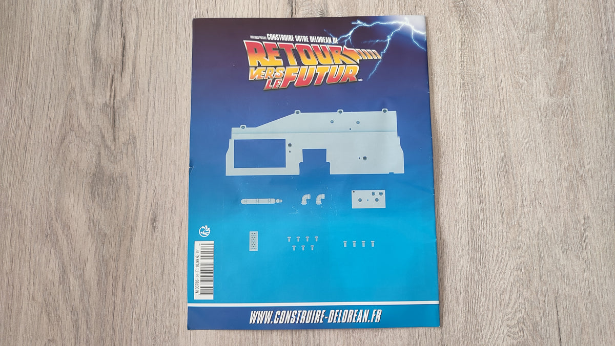 Fascicule seul sans pièce n°54 pièce détachée DeLorean Retour vers le Futur Eaglemoss 1/8 #E76