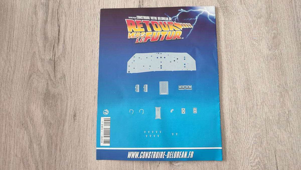 Fascicule seul sans pièce n°57 pièce détachée DeLorean Retour vers le Futur Eaglemoss 1/8 #E76
