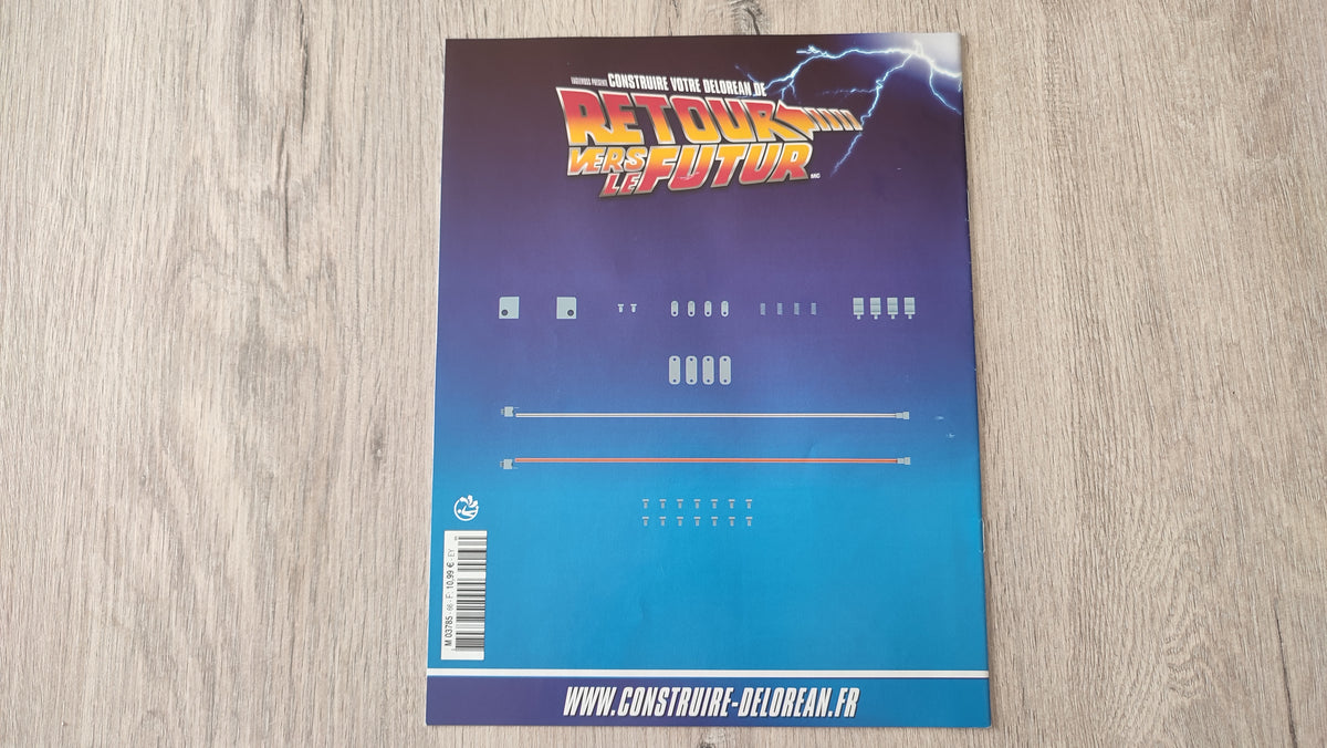 Fascicule seul sans pièce n°66 pièce détachée DeLorean Retour vers le Futur Eaglemoss 1/8 #E76