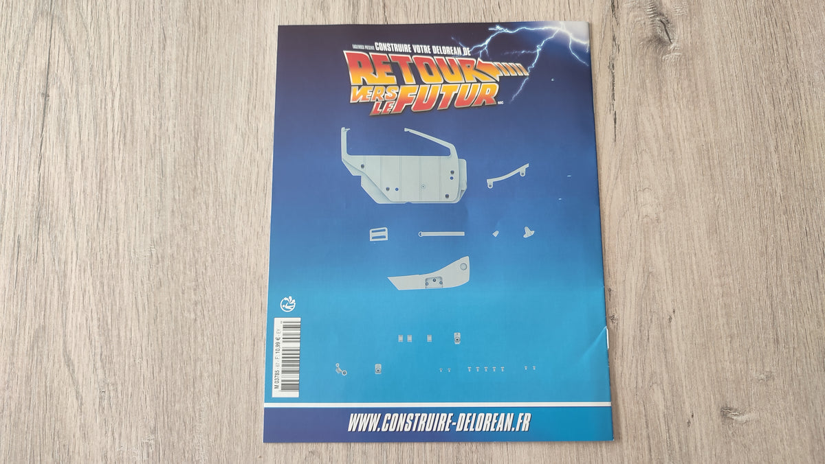 Fascicule seul sans pièce n°67 pièce détachée DeLorean Retour vers le Futur Eaglemoss 1/8 #E76