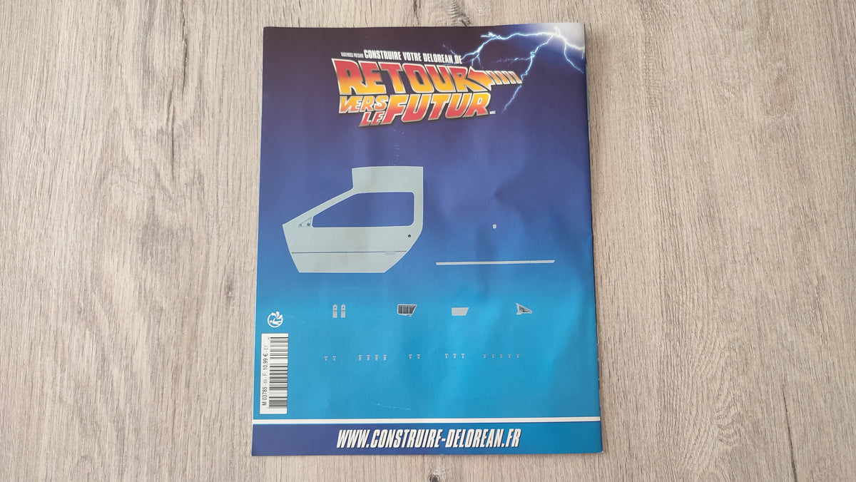 Fascicule seul sans pièce n°69 pièce détachée DeLorean Retour vers le Futur Eaglemoss 1/8 #E76