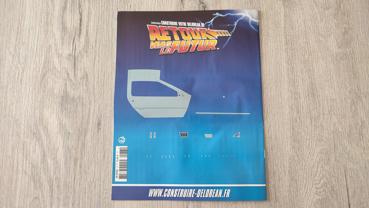 Fascicule seul sans pièce n°73 pièce détachée DeLorean Retour vers le Futur Eaglemoss 1/8 #E76