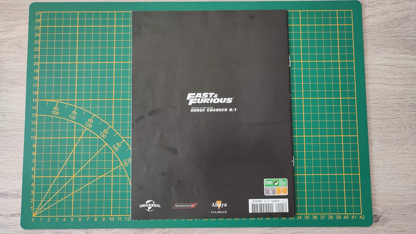 Fascicule seul sans pièce numéro 105 n°105 Dodge Charger R/T Fast & Furious 1/8 1/8e 1/8ème Altaya #E05