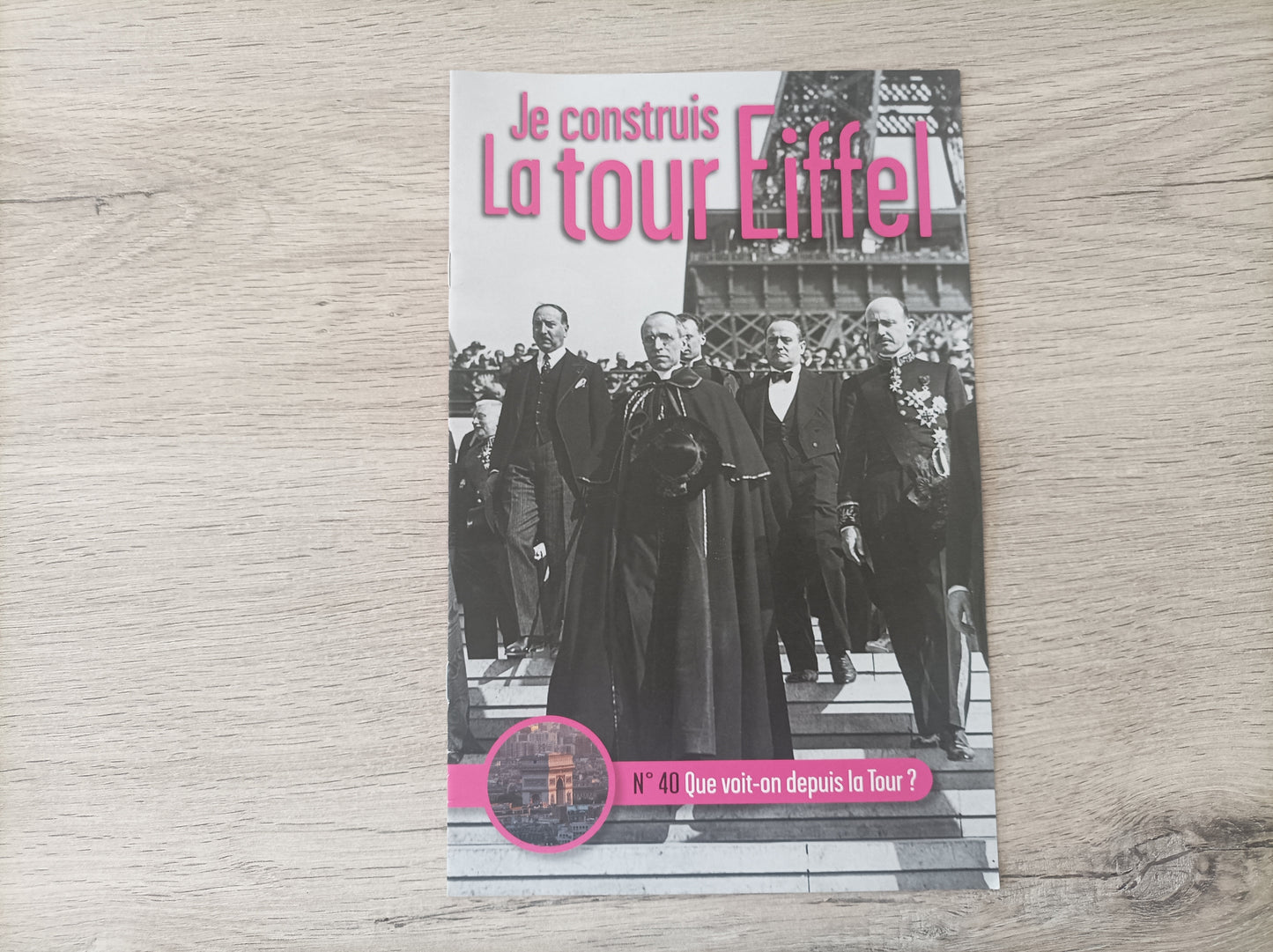 Fascicule seul sans pièce numéro 40 n°40 Je construis la tour Eiffel 1/8 1/8e 1/8ème édition TF1
