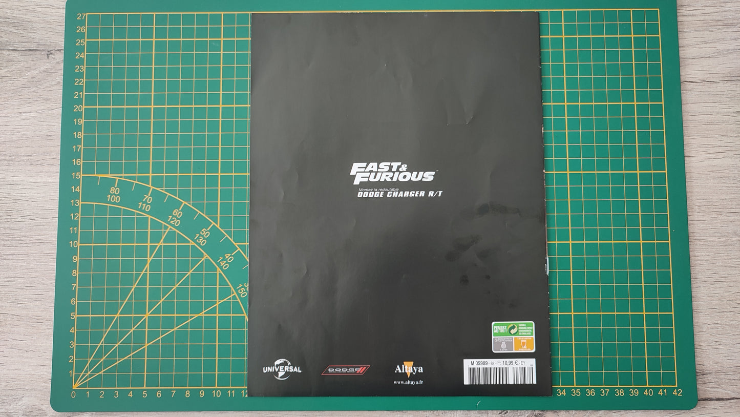 Fascicule seul sans pièce numéro 88 n°88 Dodge Charger R/T Fast & Furious 1/8 1/8e 1/8ème Altaya #E05
