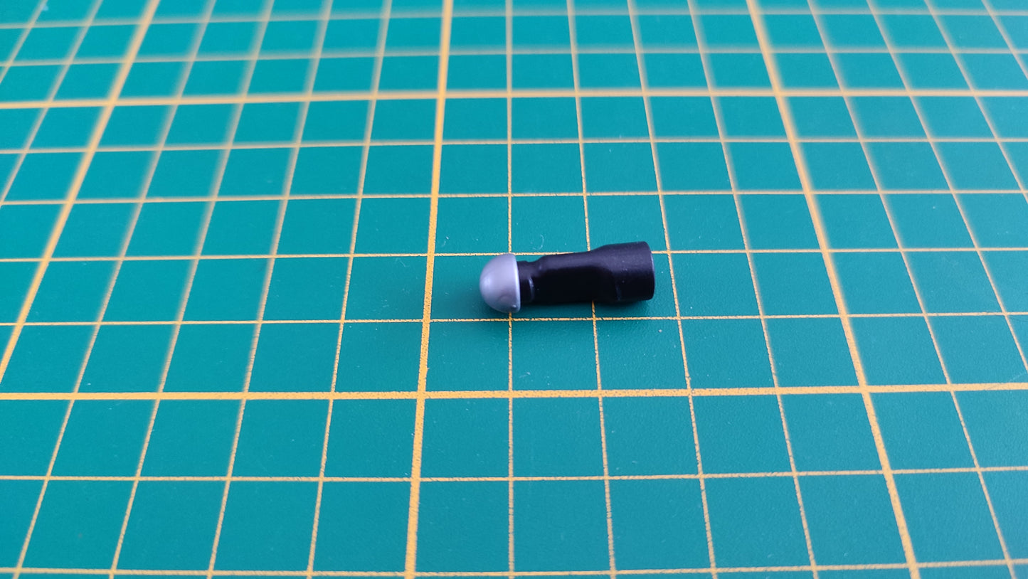 Gourde noire bouchon blanc référence 30229403 pièce détachée Playmobil #C61