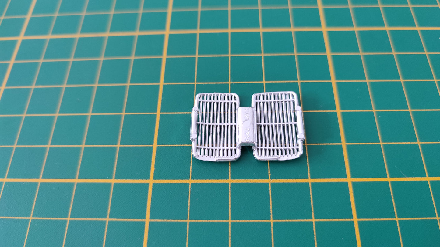 Grille capot arrière pièce détachée miniature Bburago Burago Porsche 356B 1961 1/18 1/18e 1/18ème #B99