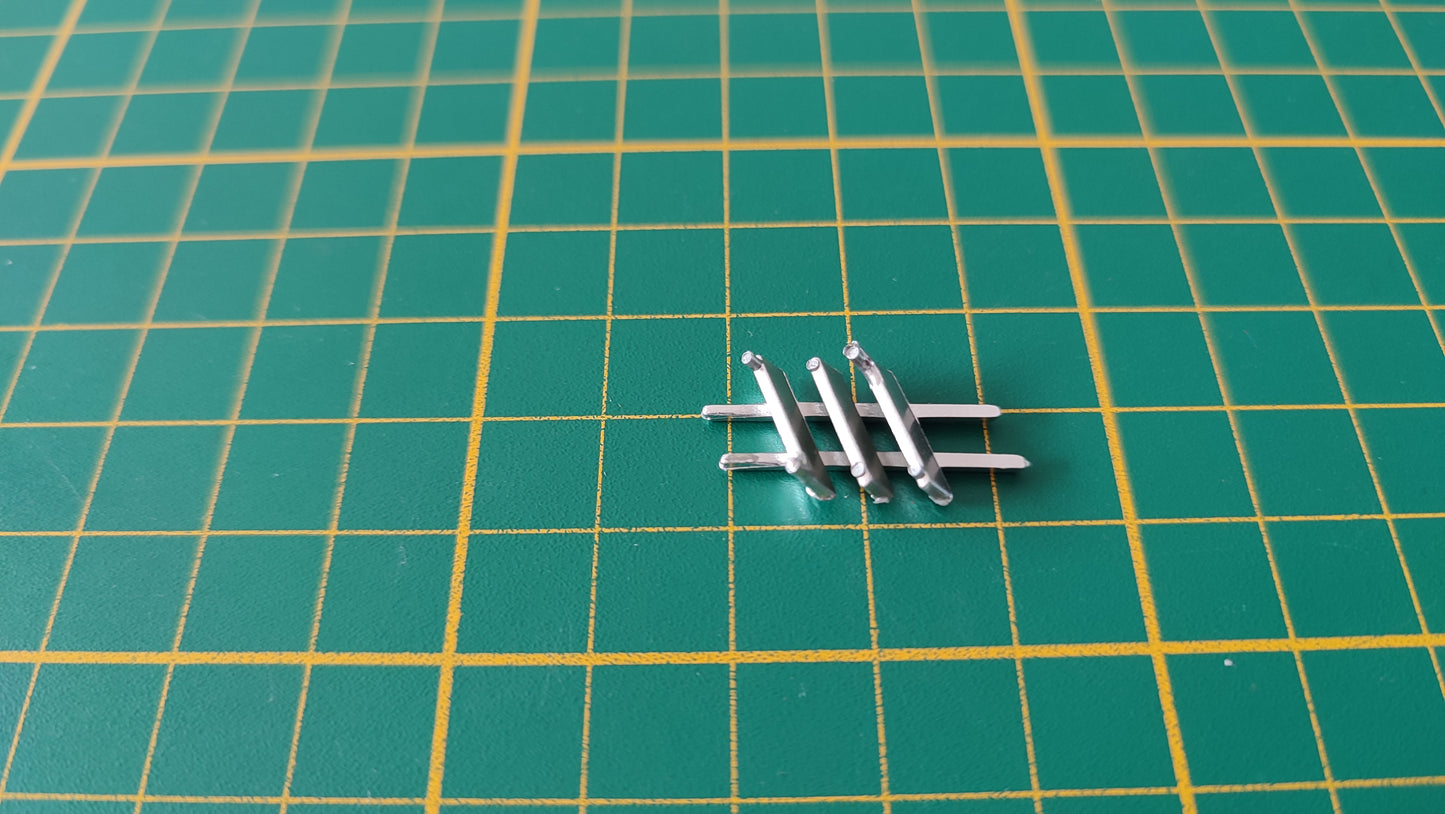 Grille droite pièce détachée miniature Burago Mercedes 300 SL 1954 1/18 1/18e #D85