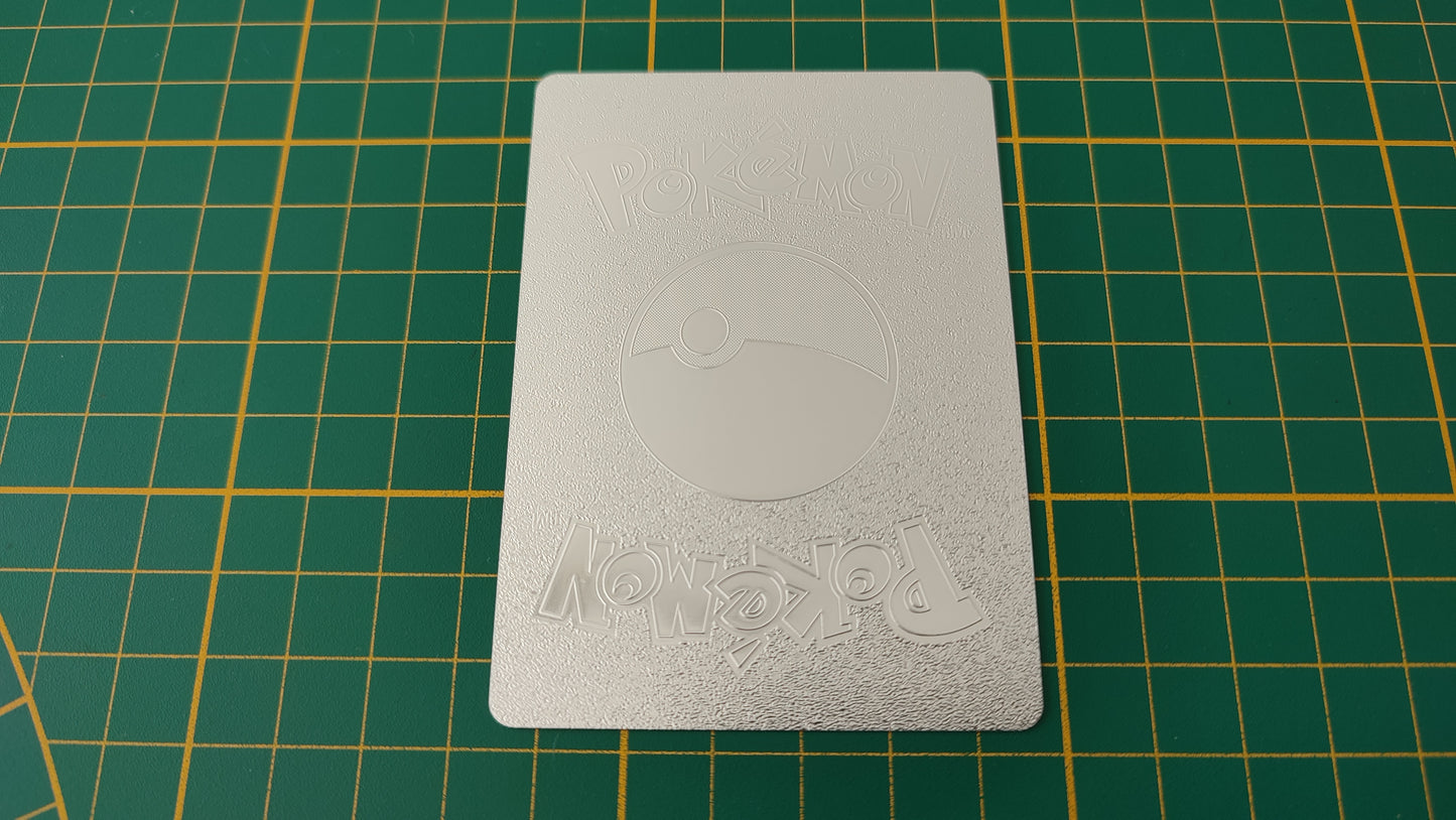 Heatran Vmax carte illustration Pokémon cosplay couleur argent anglaise #SP