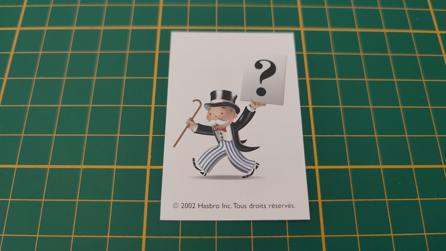 Carte Va sur la case Ballet des dauphins pièce détachée jeu de société Monopoly junior à la fête foraine Hasbro #B83