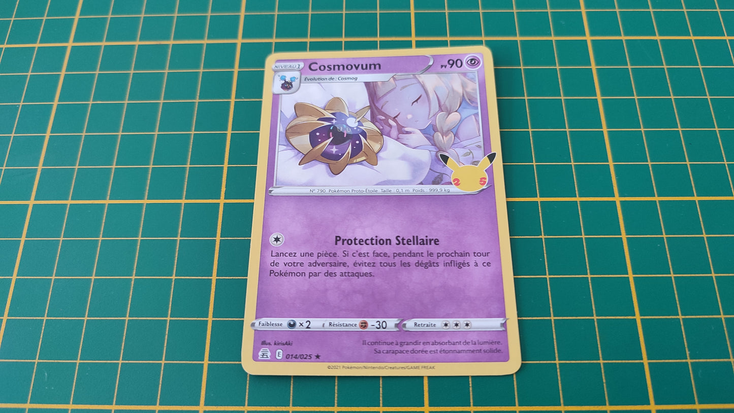 014/025 Carte Pokémon Cosmovum rare holographique Epée et Bouclier EB07.5 Célébration #B10