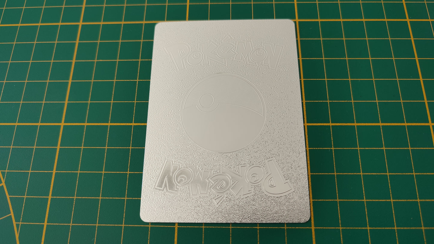 Ice Rider Calyrex Vmax carte illustration Pokémon cosplay couleur argent anglaise #SP