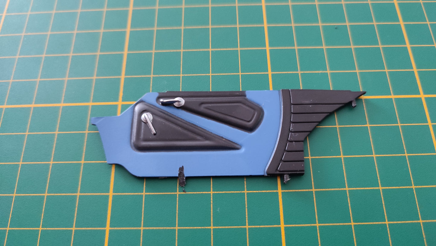 Intérieur porte droite pièce détachée miniature Altaya Renault Alpine A110 Wrc 1/18 1/18e 1/18ème #C10