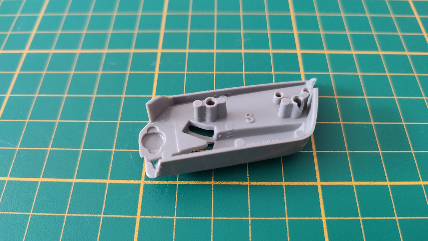 Intérieur porte gauche pièce détachée miniature Bburago burago Porsche 911 Carrera 1993 rouge 1/18 1/18e 1/18ème #D56