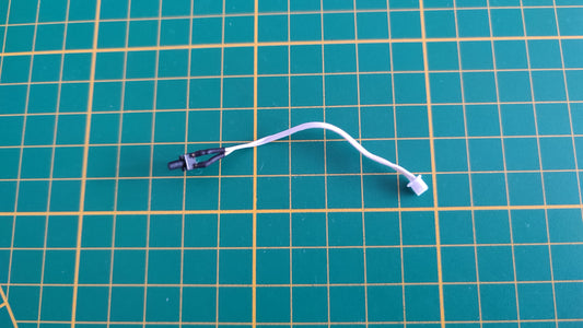Interrupteur de son du moteur blanc + blanc 38D n°38 pièce détachée Porsche 911 Carrera RS 2.7 1/8 1/8ème Altaya