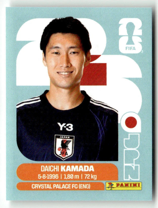 JPN 11 Daichi Kamada - Sticker autocollant Panini Coupe du Monde FIFA 2026 Japon - Pièce détachée