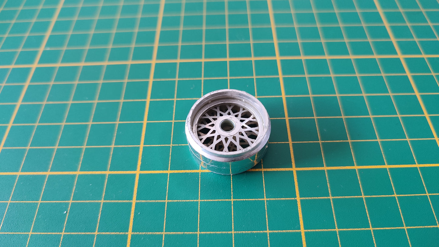 Jante seule pièce détachée miniature Bburago Burago Jaguar type E 1961 1/18 1/18e 1/18ème #D33