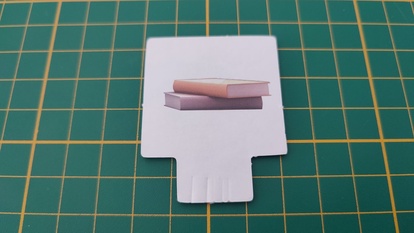 Jeton Livres pièce détachée jeu de société Cluedo Junior Miraculous Winning Moves #B84