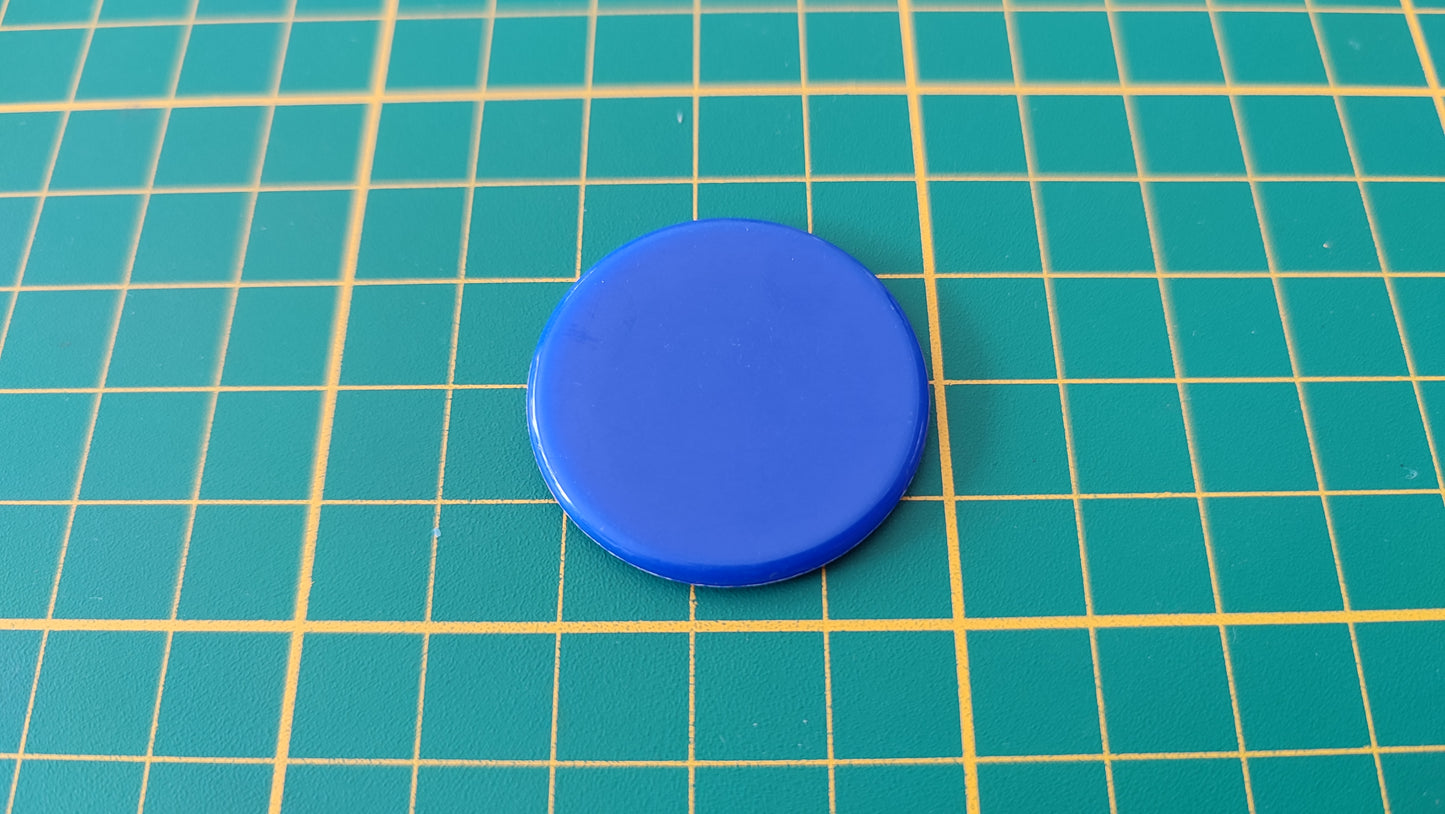 Jeton bleu V2 pièce détachée jeu de société 1000 mille bornes Dujardin #B96