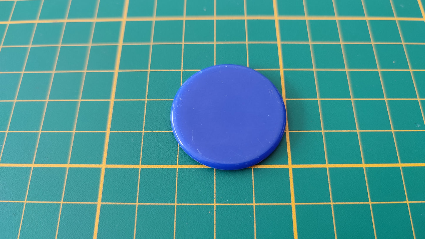 Jeton bleu V3 pièce détachée jeu de société 1000 mille bornes Dujardin #B96