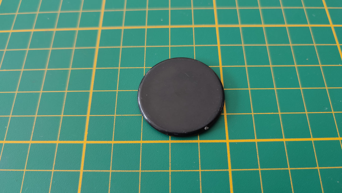 Jeton noir V2 pièce détachée jeu de société 1000 mille bornes Dujardin #B96